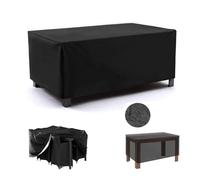 Housse Table de Jardin, 230x115x75cm/LxWxH Housse Salon de Jardin Exterieur, 600D Oxford Tissu Housses pour Mobilier De Jardin Imperméable et indéchirable, Applicable à Salon De Jardin Exterieur