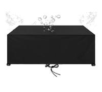 Housse Table De Jardin 250x80x100cm/LxWxH Housse Salon De Jardin Imperméable Coupe-Vent Anti-UV Résistant à la Déchirure Housse Pour Mobilier De Jardin Housse Imperméable Pour Meubles De Jardin