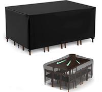 Housse Table De Jardin Housse Salon Housse Salon de Jardin Tissu Oxford 420D très résistant Housse de Protection pour Mobilier différentes tailles Housse de Table de Jardin Extérieur 70x70x70cm