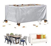 Housse Table de Jardin Rectangulaire 180x150x70cm Bache Table Exterieur 210D Oxford sur Mesure Imperméable Indéchirable Bache de Protection pour Salon et Mobilier de Jardin