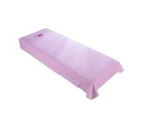 Housse Table De Massage Drap de couverture lit massage imperméable | Équipement réutilisable résistant à l'huile de table de salon de station thermale(Pink)