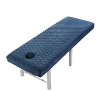 Housse Table De Massage Drap de lit épais en velours cristal for salon beauté, couvre-lit simple for table massage, spa, hôpital, hôtel, for(Blue,70x190cm)