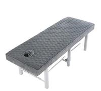 Housse Table De Massage Drap de lit épais en velours cristal for salon beauté, couvre-lit simple for table massage, spa, hôpital, hôtel, for(Gray,80x190cm)