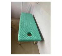 Housse Table De Massage Drap-housse épais matelassé for Table de Massage, for Salon beauté, couvre-lit SPA, avec trou respiration, respectueux la peau(Light green,180x60)