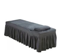 Housse Table De Massage Housse de lit de beauté Massage Thérapie de massage Diagnostic Drap de lit Ouverture de la housse Fumigation Bain de pieds Housse de lit(5-02,180x60cm)