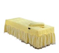 Housse Table De Massage Housse de lit de beauté Massage Thérapie de massage Diagnostic Drap de lit Ouverture de la housse Fumigation Bain de pieds Housse de lit(3-05,180x60cm)