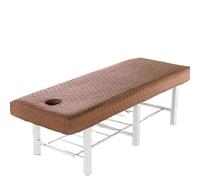 Housse Table Massage Drap-housse matelassé épais for salon de beauté, couvre-lit doux for la peau, for table massage, spa, avec trou for respirer(04,80x190cm)