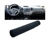 Housse Tableau Bord Compatible avec Kia pour Cerato pour Forte K3 2013 2014 2015 2016 2017 2018 Tapis Tableau Bord Voiture Protection Contre la lumière et Le Soleil(B LHD Black)