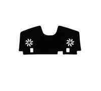 Housse Tableau Bord Coussin Décoratif Isolant pour Lunette Arrière pour La Septième Génération pour Camry 2012-2017(Black)