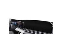 Housse Tableau Bord Coussinets Décoratifs Pare-Soleil Et Isolation Thermique pour Console Centrale Avant pour Elantra pour Septième Génération(Black)