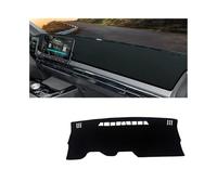 Housse Tableau Bord Couverture Tableau Bord Voiture Tapis Protection Antidérapant pour Éviter La Lumière Compatible avec MG 4 MG4 EV EH32 Mulan Electric 2022 2023 2024(A Black Side LHD)