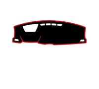 Housse Tableau Bord Housse De Tableau De Bord De Voiture pour BYD Atto 2 Yuan Up Pro 2024-2026 Pare-Soleil Anti-salissure Tapis(Red EDG -with HUD)