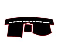 Housse Tableau Bord Housses De Tableau De Bord pour Voiture Coussins Tapis De Sol Accessoires pour VW pour Touran 2003-2016 MTVTFECEWG(RHD Red Edge)