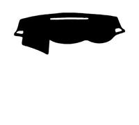 Housse Tableau Bord Tapis De Protection De Tableau De Bord Anti-UV pour Ram 1200 pour Fiat Fullback 2015-2020(RHD Black Edge)