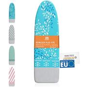 Housse Tables à Repasser Colorée pour Fer à Vapeur (Taille L) | Universel Max. 140x50 cm | Housse de Planche a Repasser, Repassage Rapide et Facile | Made in EU | Convient aux Centrale Vapeur | Bleu