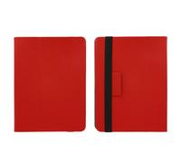 Avizar Housse tablette 10'' Étui clapet accroche grappins support vidéo Rouge