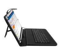 Housse Tablette 10 pouces avec Clavier AZERTY USB-C Fonction Support Noir