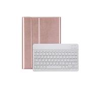 Housse Tablette avec clavier(QWERTY) sans fil Détachable pour Samsung Galaxy Tab A7 10.4 T500 / 505 Or Rose WE120