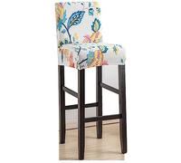 Housse Tabouret de Bar en Velours Lot de 2/4/6 Extensible Couvre de Tabouret de Bar de pub Couverture de Tabouret Haute Housse Chaise de Salle a Manger Couvre Protecion De Chaise Cover ( Color : #24 ,