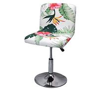 Housse Tabouret de Bar Lot de 4/2, Housse Tabouret Bar Industriel Couverture Chaise de Bar Protege Chaise Recouvre Pivotante Courte Chaise Salle a Manger Universelle Extensible