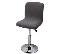Housse Tabouret de Bar Lot de 4/2, Housse Tabouret Bar Industriel Couverture Chaise de Bar Protege Chaise Recouvre Pivotante Courte Chaise Salle a Manger Universelle Extensible