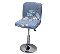 Housse Tabouret de Bar Lot de 4/2, Housse Tabouret Bar Industriel Couverture Chaise de Bar Protege Chaise Recouvre Pivotante Courte Chaise Salle a Manger Universelle Extensible
