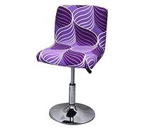 Housse Tabouret de Bar Lot de 4/2, Housse Tabouret Bar Industriel Couverture Chaise de Bar Protege Chaise Recouvre Pivotante Courte Chaise Salle a Manger Universelle Extensible