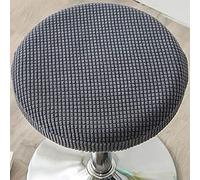 Housse Tabouret de Bar Rond，Housse de Tabouret Rond 30CM-36CM Extensible Housse pour Tabouret de Bar Rond 1/2/4/6 Pièces Couverture Bar Chaise Protecteur Tissu Polaire ( Color : E , Size : 4 pièces )