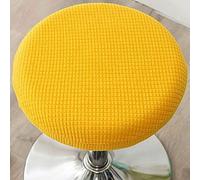 Housse Tabouret de Bar Rond，Housse de Tabouret Rond 30CM-36CM Extensible Housse pour Tabouret de Bar Rond 1/2/4/6 Pièces Couverture Bar Chaise Protecteur Tissu Polaire ( Color : R , Size : 2 pièces )
