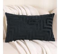 Housse Taie D'oreiller 60x80,Housse Coussin 50x70 Taie Oreiller De Canapé Housse De Coussin 50x50 Couverture Oreiller 40x60 Velours Rectangulaire Carré Pillow Covers ( Color : Carbon Black , Size : 30