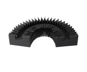 Housse télescopique robuste pour rails de guidage linéaire HGR20 conçue pour les machines-outils CNC et les applications de mouvement automatisé (longueur étirée 800 mm)