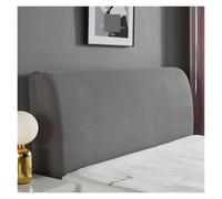 Housse Tete De Lit Housse de tête lit élastique épaisse en Polaire Couleur Unie, Protection du Dos Contre la poussière for Maison, l'hôtel, Le Banquet(Grey,AA 180-200cm)