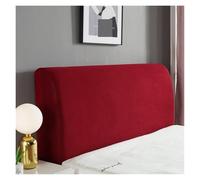 Housse Tete De Lit Housse de tête lit élastique épaisse en Polaire Couleur Unie, Protection du Dos Contre la poussière for Maison, l'hôtel, Le Banquet(Red,AA 220-240cm)