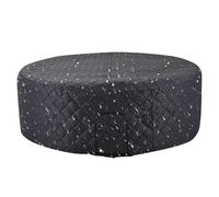 Housse Thermique carrée pour Gonflable - Design Pliable et léger - 145 x 145 x 70 cm - Housse Isolante Ronde - Couverture complète - Porte zippée - pour Spa et Maison