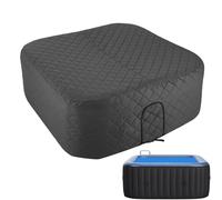 Housse thermique pour - Couvercle isotherme pliable, couverture de protection imperméable à économie de chaleur, 145 cm, couverture de gonflable pour l'hiver et l'extérieur, système
