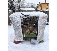 Housse thermique pour poulailler et couverture de cage pour chien, enclos d'hiver personnalisable avec porte et fenêtre transparentes pour plus de chaleur