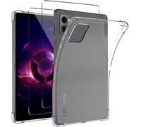 Housse Tpu Transparente Pour Lenovo Legion Tab / Legion Y700 (2023) + 2x Verres Trempés ¿ Coque Silicone Ultra-Fine Anti-Chocs Coins Renforcés, Anti-Rayures, Découpes Précises, Pose Facile