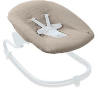Housse Transat Bebe Pour Balancelle Alpha Bouncer Premium, Alpha Bouncer Deluxe, Alpha Bouncer 2in1, Coton Mousseline Respirant, 85 Cm X 74 Cm X 0,25 Cm, Vert Sauge