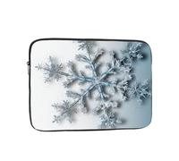 Housse transparente flocon de neige pour ordinateur portable de 17 pouces, imperméable, résistante aux chocs, sac léger pour tablette