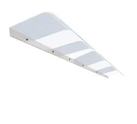Housse transparente invisible pour protection contre la pluie - Auvent en polycarbonate pour porte d'entrée - Sans entretien - 180 cm - Auvent résistant aux intempéries