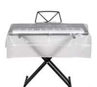 Housse transparente pour clavier de piano 61 touches anti-poussière en PEVA pour orgue électronique Roland 102 x 58 x 15 cm (88 touches)