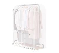 Housse Transparente Pour Portant à VêTements, Anti-PoussièRe, Avec Fermeture éClair Durable, ImperméAble(120x50x150cm/47x20x59")