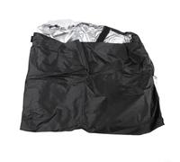 Housse triangulaire pour cage à lapin avec caractéristiques robustes pour une protection maximale contre les éléments Noir 147 x 52 x 86 cm