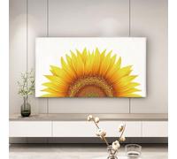 Housse TV, Couverture de télévision anti-poussière, protecteur d'écran de télévision for LCD LED, décoration intérieure de chambre à coucher et de salon, couverture anti-poussière de télévision(A,69 7