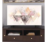 Housse TV, Couverture de télévision d'intérieur moderne 19-65 pouces, couverture de protection d'écran de type couverture de télévision for écrans plats de télévision plasma LCD LED, tissu anti-poussi