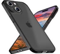 Housse ultra fine 0,3mm pour iPhone 15 Matt Slim Case Housse de protection rigide pour téléphone portable Noir