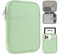 Housse Universel Pour 7-8 Pouces For Fire Hd 8/Fire Hd 8 Plus Compatible Ipad Mini (6th Gen) 8.3"" 2021,Ipad Mini 5/4/3/2/1,Tab A8,7""-8"" Android Tablet Sleeve Case -Vert