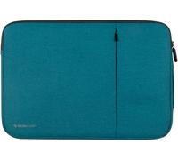 Housse Universelle à Fermeture Éclair pour Ordinateur Portable 13 Pouces de Gecko Covers, Housse pour Ordinateur Portable à Fermeture Éclair, 100% GRS/Durable, Doublure Renforcée, Petrol