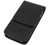 Housse universelle ceinture vertical cuir - noir