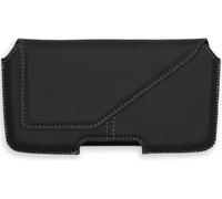 Housse universelle - cuir véritable - Accezz Housse de ceinture - Noir